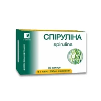 СПІРУЛІНА капсули по 400мг №50
