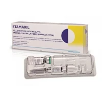 СТАМАРИЛ вакцина для профилактики желтой лихорадки порошок для инъекций по 1000 МЕ/дозу №1 во флаконе с растворителем