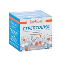 СТРЕПТОЦИД порошок нашкірний по 2г №20 у саше