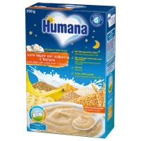 Сухая молочная каша Humana (Хумана) Сладкие сны цельнозерновая с бананом для детей с 6 месяцев 200 г