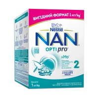 Суха молочна суміш Нан Нестле (NAN Nestle) 2 Optipro з 6 місяців 1000г