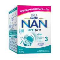 Сухая молочная смесь Nan Nestle (NAN Nestle) 3 Optipro для детей с 12 месяцев 1000г