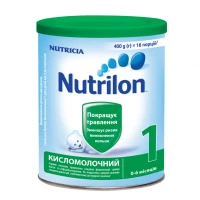 Суха молочна суміш Nutrilon (Нутрілон) Kисломолочний 1 для харчування дітей з 0 до 6 місяців, 400 г