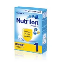 Суха молочна суміш Nutrilon (Нутрілон) Комфорт 1 для харчування дітей від 0 до 6 місяців, 300 г