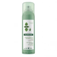 Сухой шампунь Klorane (Клоран) Nettle Dry Shampoo себорегулюючий с экстрактом крапивы для жирных волос 150 мл