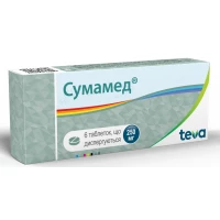 СУМАМЕД таблетки дисперговані по 250мг №6