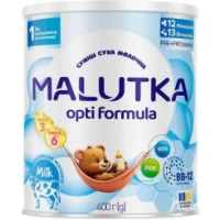 Смесь сухая молочная Malutka (Малютка) Opti Formula 1 для питания детей от рождения (начальная) 400г