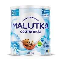 Смесь сухая молочная Malutka (Малютка) Opti Formula 3 для питания детей от 12 месяцев (продукт прикорма) 400г