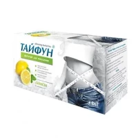 ТАЙФУН фіточай для схуднення Лимон по 2 г №30 у фільтр-пакетах