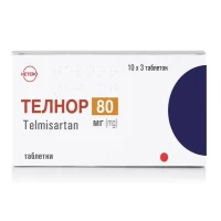 ТЕЛНОР таблетки по 80мг №30