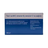 Тест-набор Verus Мульти 4-тест-МБА для диагностики ВИЧ, гепатита В/С, сифилиса