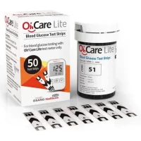 Тест-полоски Oh’Care Lite (Оукер лайт) для определения глюкозы в крови №50