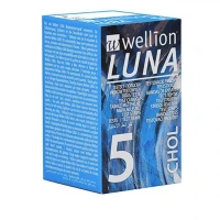 Тест-смужки Wellion (Велліон) Luna для визначення холестерину в крові №5
