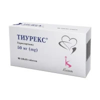 ТИУРЕКС таблетки по 50мг №90