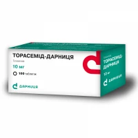 ТОРАСЕМІД-Дарниця таблетки по 10мг №100