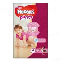 Трусики-підгузники Huggies (Хагіс) Pants для дівчаток (9-14 кг) р.4 №36