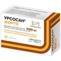 Урсосан Форте 500мг №30 табл.в/о