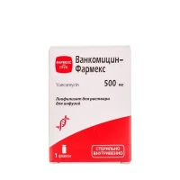 ВАНКОМІЦИН-Фармекс ліофілізат для інфузій по 500мг №1