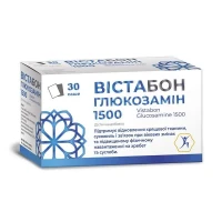 ВІСТАБОН Глюкозамін порошок для орального розчину по 1500мг №30 у саше