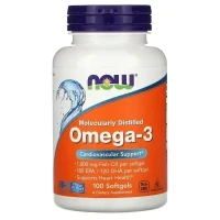 Вітаміни Now (НАУ) Omega-3 Підтримка серця капсули по 1000мг №100