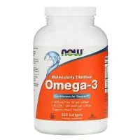 Витамины NOW (НАУ) Omega-3 Поддержка сердца капсулы по 1000мг №500
