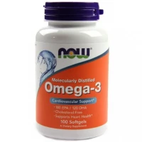Вітаміни Now (НАУ) Omega Tri-3D загальнозміцнюючі №30