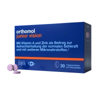 Вітаміни Orthomol (Ортомол) Junior Vision таблетки жувальні зі смаком чорниці та персика №30