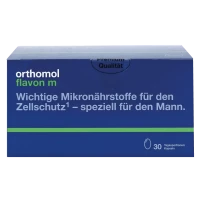 Витамины Orthomol (Ортомол) Flavon M при проблемах, связанных с предстательной железой, простатой 30 дней (9180673)