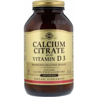Вітаміни Solgar (Солгар) Calcium Citrate with Vitamin D3 для зміцнення кісток №60