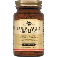Вітаміни Solgar (Солгар) Folic Acid загальнозміцнюючі таблетки №100