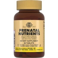 Вітаміни Solgar (Солгар) Prenatal Nutrients загальнозміцнюючі таблетки №60