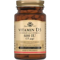 Витамины Solgar (Солгар) Vitamin D3 600 IU для укрепления костей таблетки №60