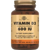 Витамины Solgar (Солгар) Vitamin D3 600 IU общеукрепляющие таблетки №120