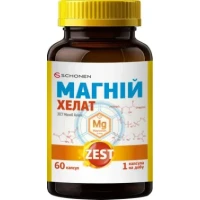 Вітаміни ZEST (Зест) Магній Хелат капсули №60
