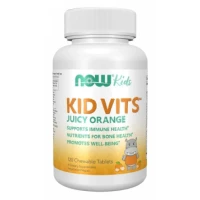 Витаминно-минеральный комплекс NOW (НАУ) Kid Vits для детей таблетки жевательные со вкусом апельсина №120