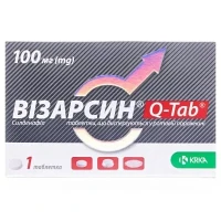ВІЗАРСИН-Q-TAB таблетки по 100мг №1