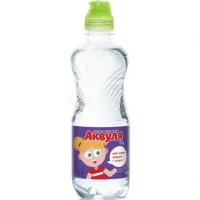 Вода питьевая детская Аквуля негазированная, с дозатором, 0,5 л