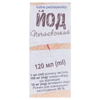 ЙОД Печаєвський розчин для зовнішнього застосування 120мл