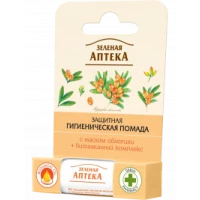 Помада Зелена Аптека захисна гігієнічна з маслом обліпихи 3,6г