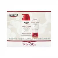 Набор Eucerin (Эуцерин) рН5: Средство для мытья рук 250мл+крем для рук 75мл