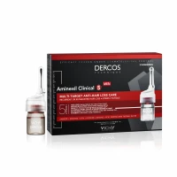 Засіб Vichy (Віши) Dercos Aminexil Clinical 5  Pro Men проти випадіння волосся комплексної дії для чоловіків (монодози 21х6 мл)