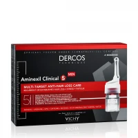 Средство Vichy (Виши) Dercos Aminexil Clinical 5 Pro Men против выпадения волос комплексного действия для мужчин (монодозе 21х6 мл)