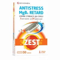 Вітаміни ZEST (Зест) Антистрес MgB6 Ретард таблетки №30
