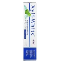 Зубная гель-паста NOW (НАУ) Xyli White Platinum Mint 181г