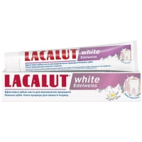Зубна паста Lacalut (Лакалут) White Edelweiss Едельвейс 75мл