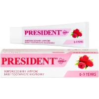 Зубная паста President (Президент) Baby Raspberry 0-3р. 30мл
