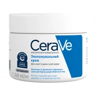 Крем CeraVe (Сераве) зволожуючий для сухої та дуже сухої шкіри обличчя та тіла 340мл