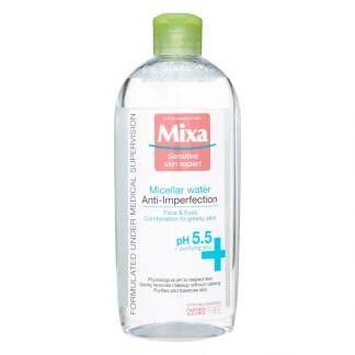 Міцелярна вода Mixa (Мікса) для нормальної та сухої дуже чутливої шкіри обличчя 400мл-0