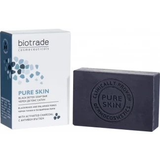 Мило-детокс Biotrade (Біотрейд) Pure Skin для шкіри обличчя та тіла 100г-0