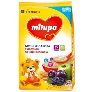 Молочная каша Milupa (Милупа) мультизлак. с яблоком/черносливом 7+ мес. 210г-0